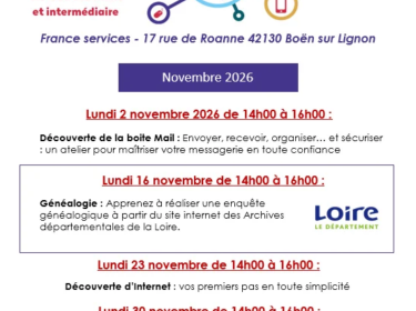 Ateliers France services Novembre 2026